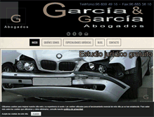 Tablet Screenshot of garciagarciaabogados.com